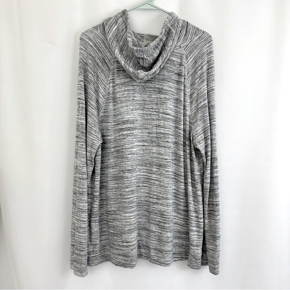 Women’s Gilligan & O’Malley Heathered Gray Hoodie Size XXL - Picture 3 of 4